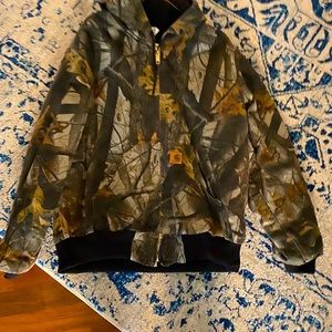 CARHARTT  CAMO QUILTED FLANNEL-LINED Jacket